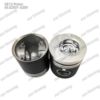 China Piston DE12 65.02501-0209 For Doosan Diesel Engine Repair Parts for sale