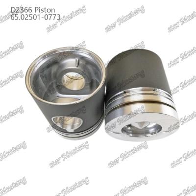 China Piston DE12 65.02501-0773 For Doosan Diesel Engine Repair Parts for sale