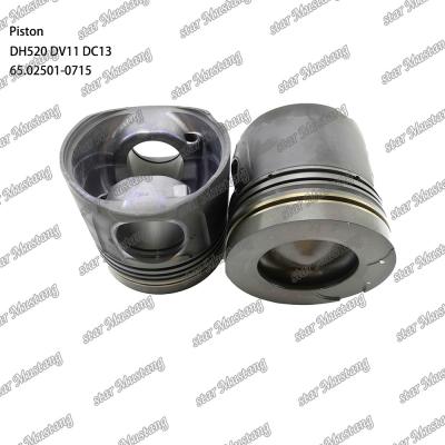 China Piston DH520 DV11 DC13 65.02501-0715 For Doosan Diesel Engine Repair Parts for sale