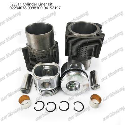 China Diesel Engine Liner Kit F2L511 02234078 0998300 04152197 Stock Status for sale