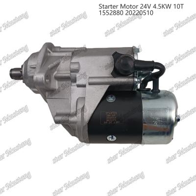 China 1552880 Engine Starter Motor 24V 4.5KW 10T 20220510 For CUMMINS Engine Spare Parts for sale