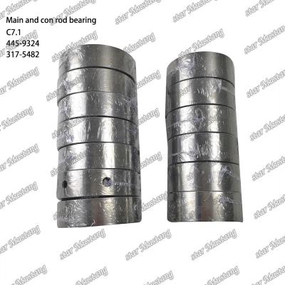 China Main bearing and con rod bearing C7.1 STD 445-9324 317-5482 Suitable For Caterpillar Engine Spare Parts for sale