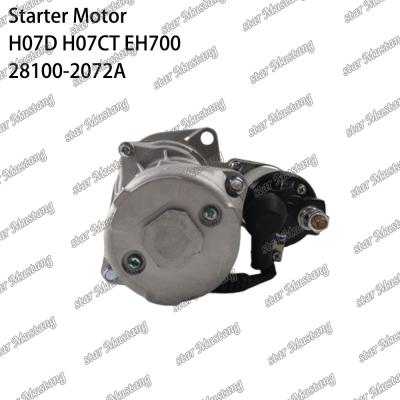 China H07D H07CT EH700 EX220-5 Engine Starter Motor 24V 11T 5.5KW 28100-2072A 28100-1443A 28100-2271 For HINO Engine Spare Parts for sale