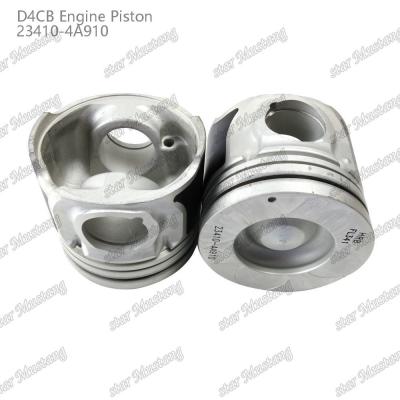 China Light Weight Piston D4CB 52mm Combustion chamber 23410-4A910 for Medium Flow Rate for sale