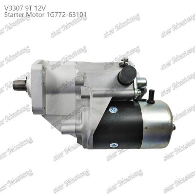 China Startmotor V3307 9T 12V 1G772-63101 geeignet für für KUBOTA Motorteile zu verkaufen