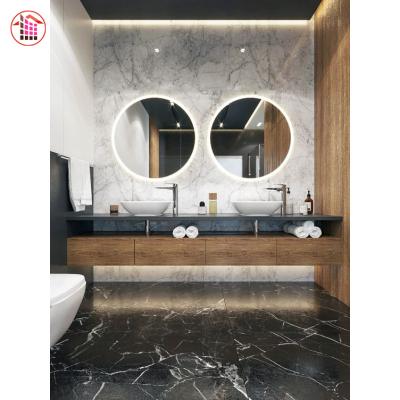 China Nero Marquina Black Marble Price Natural Stones Modern Marble Slab Stone Floor And Wall Tiles Marble Slab for sale