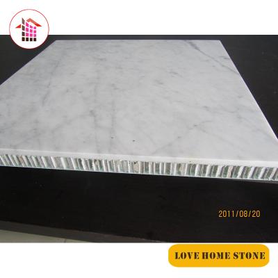 China Plate made of 100% indoor marble aluminum honeycomb for sale