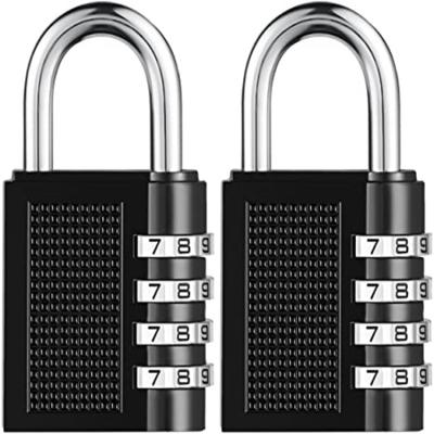 China Wide Application 3 Digit Combination Luggage Padlock Resettable Code Lock Keyless Padlock For Cabinet for sale