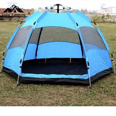 China High quality wholesale portable automatic tent camouflage / noise field manufacturers outdoor automatic tent for 3-10 person for sale