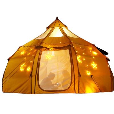 China Easy Set Up LXUO CAMPING Best Selling Luxury 6m 4m 5m Tent Yurt Glamping Outdoor Bell Tent For Family Travel To Camp for sale