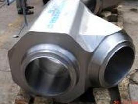 China Duplex stainless UNS S31254 forged lateral tee for sale