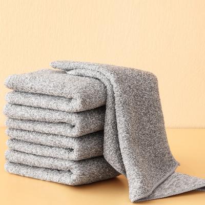 China Kitchen Towel Wash Dish Car Viable Cleaning Towel Rags Bamboo Fiber Cloths Dishcloth Gray Bamboo Cleaning Cloth for sale