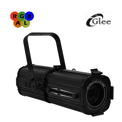 China Event Project 400W RGBAL 5 Color Leko LED RDM Theatrical Zoom Profile Ellipsoid Spot Light for sale