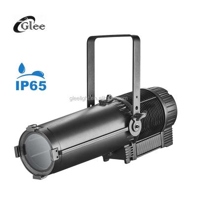 China Outdoor Waterproof Outdoor Theater 300W Theatrical White LED Project Theater Motorized ZOOM Profile Leko Ellipsoidals IP65 for sale