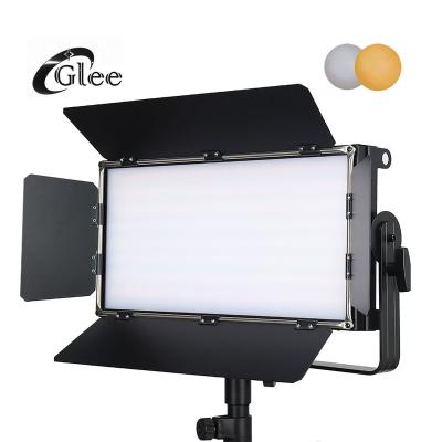 China Silent 200W DMX Event Project Controlled Warm Cold White Bicolor Led CW Outdoor Soft Wave Panel Light WW For TV Stage for sale