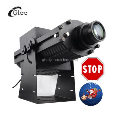 China 50M GLEE 300W IP65 LED Outdoor Waterproof Rotating Gobo Logo Advertising Projection Projector (Darker Environment) for sale