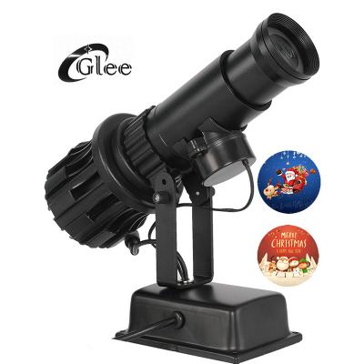 China 5-15M GREECE Hot Sale 50W Indoor Rotary Advertising LED Gobo Logo Projector (Darker Environment) New for sale