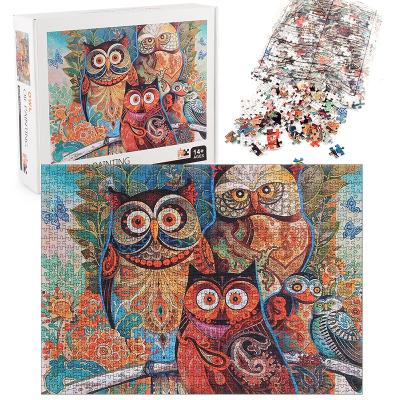 China Eco-Friendly Material Children's Promotion Christmas Boom Custom Puzzle 1000 Pieces for sale