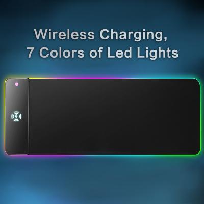 China New Technology RGB Gaming Mouse Pad FDT RGB Mousepad Wireless Charging High Quality Economical Mouse Pad for sale