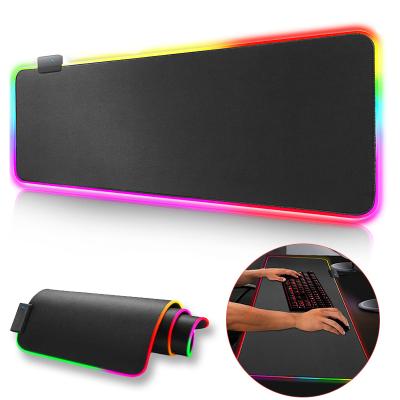 China HEATER Gaming Mouse Pad RGB Mouse Pads For Students Extra Large Soft Led RGB Mousepad for sale