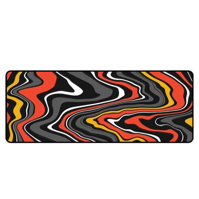 China Large Size Gaming Mousepad Color Stripe Anti-Skid Mouse Pad Customized High Quality Non-slip Rubber Pad for sale