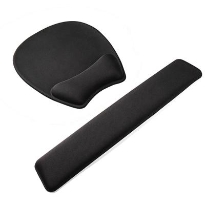 China Eco-friendly Custom Soft Wrist Hand Rest Of Computer Mouse Pad Keyboard Wrist Rest Pad Programmable Keyboard for sale