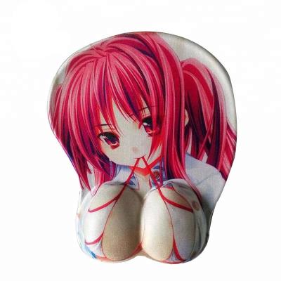 China Soft custom hot sale silicone gel mouse pad wrist rest support colorful empty mouse pad for sale