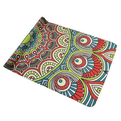 China Fashion Yoga Mat Custom Non Slip Anti Slip Eco Friendly Recycled Strip Yoga Mats for sale