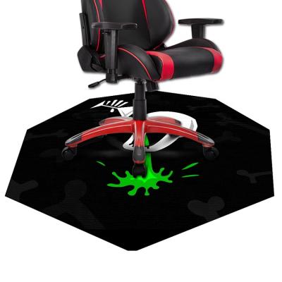 China Waterproof Custom Design Gaming Office Chair Mat Floor E-sports Gaming Chair Mat For Sale for sale