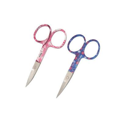 China Popular Makeup Manicure Nail Scissors With Curved Stainless Steel Blades for sale