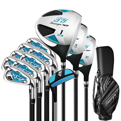 China Effective Golf Training Tools Golf Sports Complete Sets Club Men's Beginner's Golf Full Set Third Generation Straight Rod Titanium VCT Handded for sale