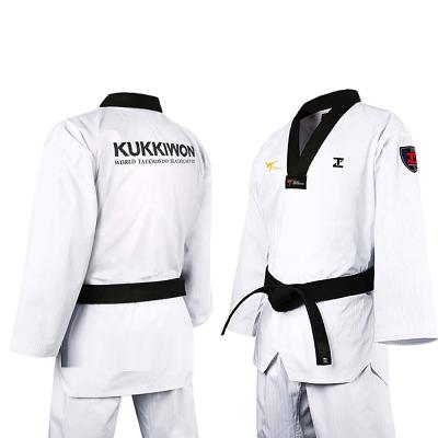 China Professional V-Neckline Tkd Poomsae Dobok Comfortable Martial Arts Dobok for sale