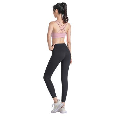 China Latest Breathable High Waisted Leggings Women Yoga Pants Sports Workout Yoga Leggings Gym Routine Wear for sale