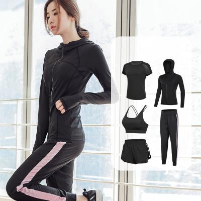 China 2021 Breathable Latest Yoga Sets Fitness Women Apparel Gym Wear Yoga Set for sale