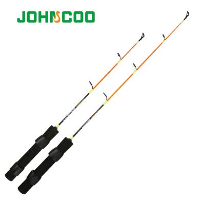 China JOHNCOO EXP Mini Carbon Fiber Portable Ice Fishing Rod 45CM 55CM for sale