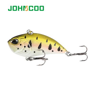 China JOHNCOO 52mm Sinking 12g Vibration Fishing Lure Plastic Artificial Hard Bait VIB Vibration Sinking Lure for sale