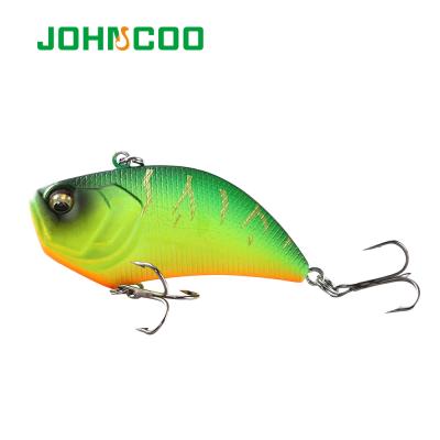 China JOHNCOO 52mm Sinking 12g Vibration Fishing Lure Plastic Artificial Hard Bait VIB Vibration Sinking Lure for sale