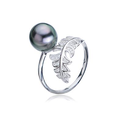 China Factory FASHIONABLE Professional Silver Jewelry 925 Silver Ring With Seawater Pearl for sale