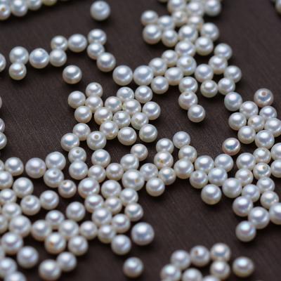 China Wholesale Perfectly Round Full Hole Freshwater Real Pearl Natural Freshwater Cultured Loose Pearls for sale