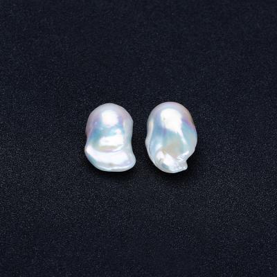 China Boltt Large Size Big Size Fire Core Freshwater Freshwater White Core Baroque Nucleated Cultured Pearl Color Pearl Loose Beads for sale