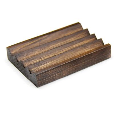 China Quality Guaranteed Appropriate Prices Modern Brown Natural Light Wooden Soap Dish for sale