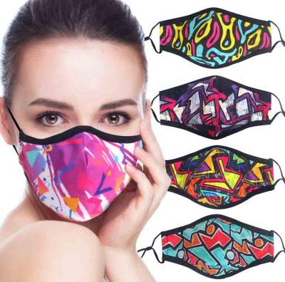 China All custom face maskes custom logo color fashion face maskes washable reusable maskes for sale