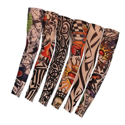 China Wholesale Cool Breathable UV Protection Tattoo Arm Sleeve Men And Women Outdoor Tour Cooling Arm Sleeves Traveling Sleeves for sale