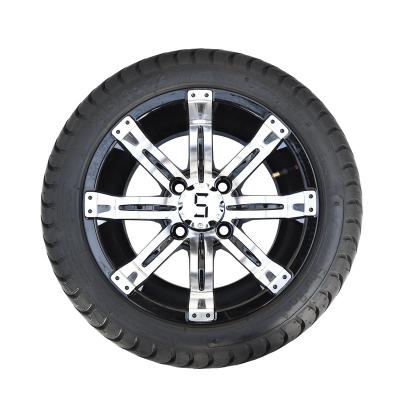 China Natural Rubber 215/35-12 Inch Golf Cart Wheels And Street Golf Cart Tires Combo for sale