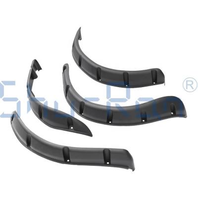 China Plastic Golf Cart Standard Set 4 Fender Flares Adjustment Club Car Golf Cart Accessory 2 Previous Front And 2 Rear Fender Flares for sale