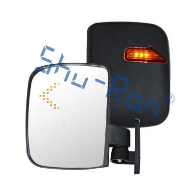 China Universal Plastic Golf Cart Side Mirror With LED Turn Signal Light for sale