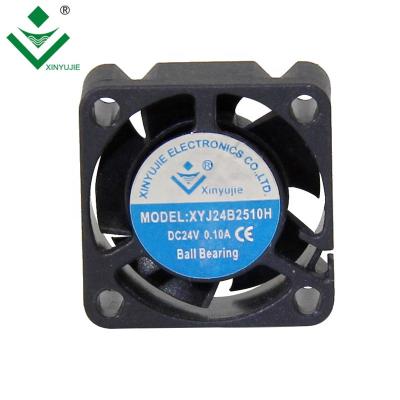 China CPU Cooler 3Pin 0.08A DC Fan 12V 25x25x10mm Brushless 25x25 Cooling Fan 5V Sensor RPM 2510 for sale