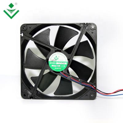 China Axial 14025 Radiator Cooling Fan Black 12V IP65 140mm 140x25mm 12V DC Computer Case Fan 24V for sale