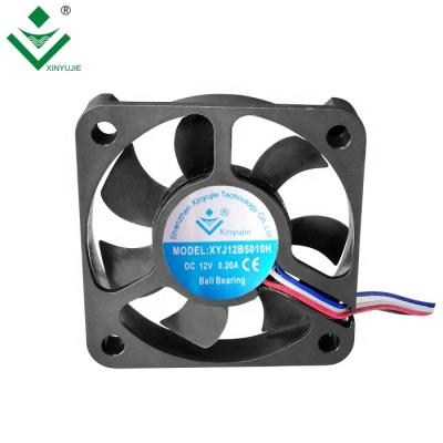 China 5v 24v 5010 fan 50x50x10 12v dc fan 50mm dc cooling axial flow mini 12v fan for sale