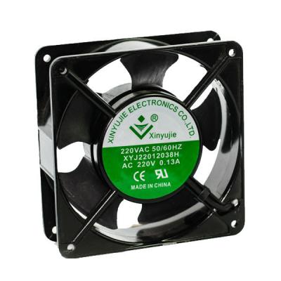 China 12038 aluminum alloy frame ac cooling fan for egg incubator 4 pins PWM RD/FG lager air flow volume UPS ac fan for sale